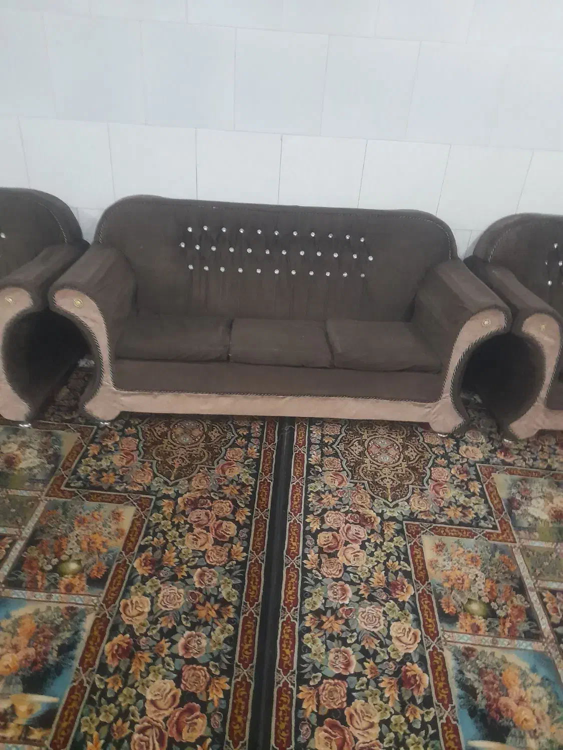 مبل ۵ نفره سالم|مبلمان خانگی و میز عسلی|یزد, |دیوار