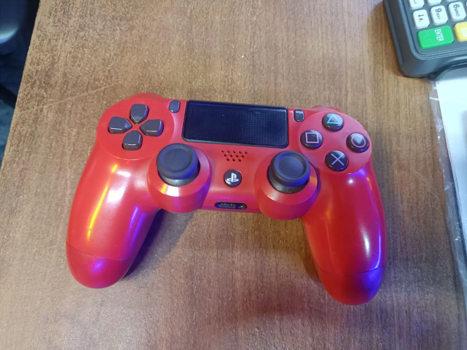 دسته PS4 اورجینال قرمز رنگ|کنسول، بازی ویدئویی و آنلاین|تبریز, |دیوار