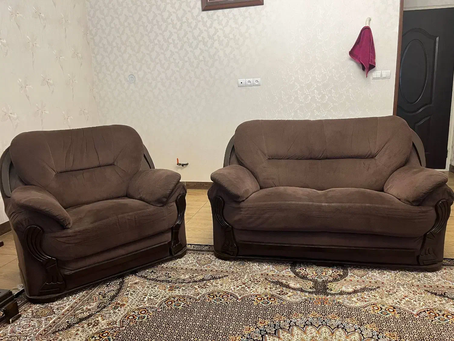 مبل 9 نفره راحتی مدل امریکایی|مبلمان خانگی و میز عسلی|باقرشهر, |دیوار