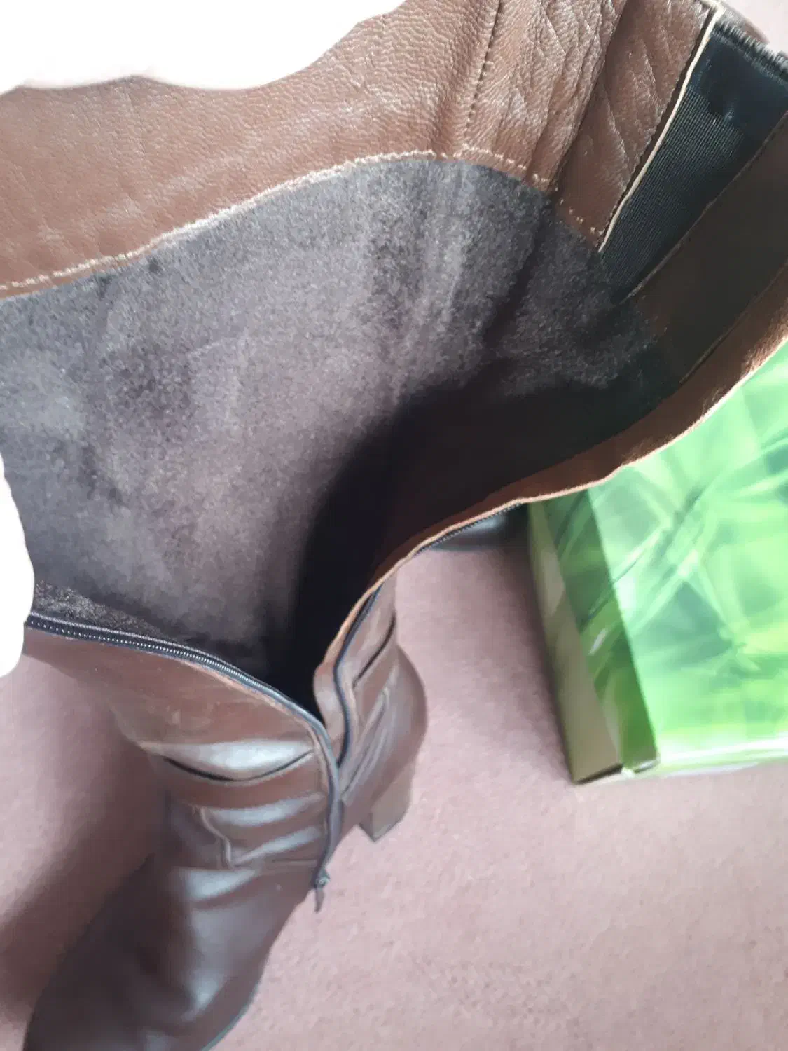 بوت بلند چرم اصل سایز ۳۹|کیف، کفش، کمربند|رشت, شهرک احمد خمینی|دیوار