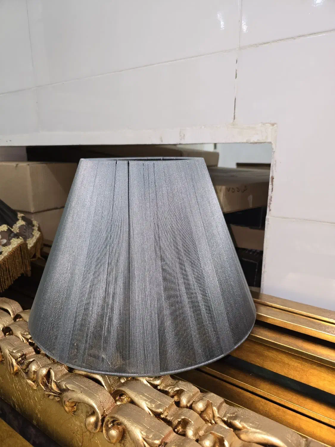 دوتا آباژور ایستاده و 3 تا کلاهک|چراغ خواب و آباژور|خوی, |دیوار