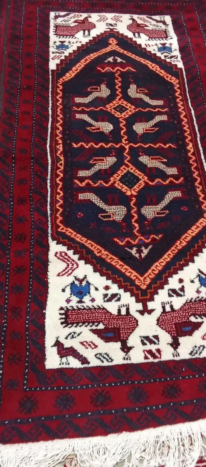 قالیچه دست بافت نو|فرش|بیرجند, |دیوار