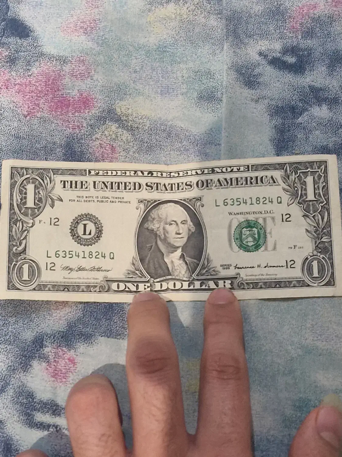 یک دلاری قدیمی کلکسیونی سال ۱۹۹۹|کلکسیون سکه، تمبر، اسکناس|تهران, سهروردی|دیوار