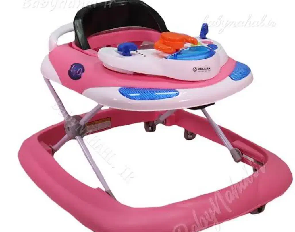 فروش روروئک در حد نو رنگ صورتی|کالسکه و لوازم جانبی|آمل, |دیوار