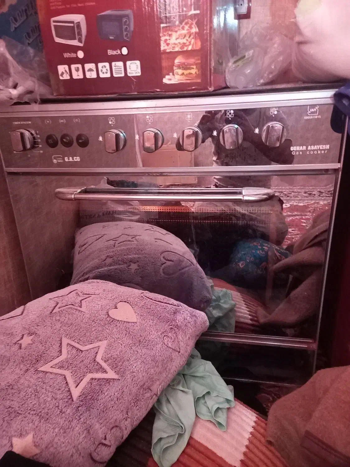 گاز پنج شعله تایمر دار نو استفاده نشده|اجاق گاز و لوازم برقی پختوپز|کوه چنار, |دیوار