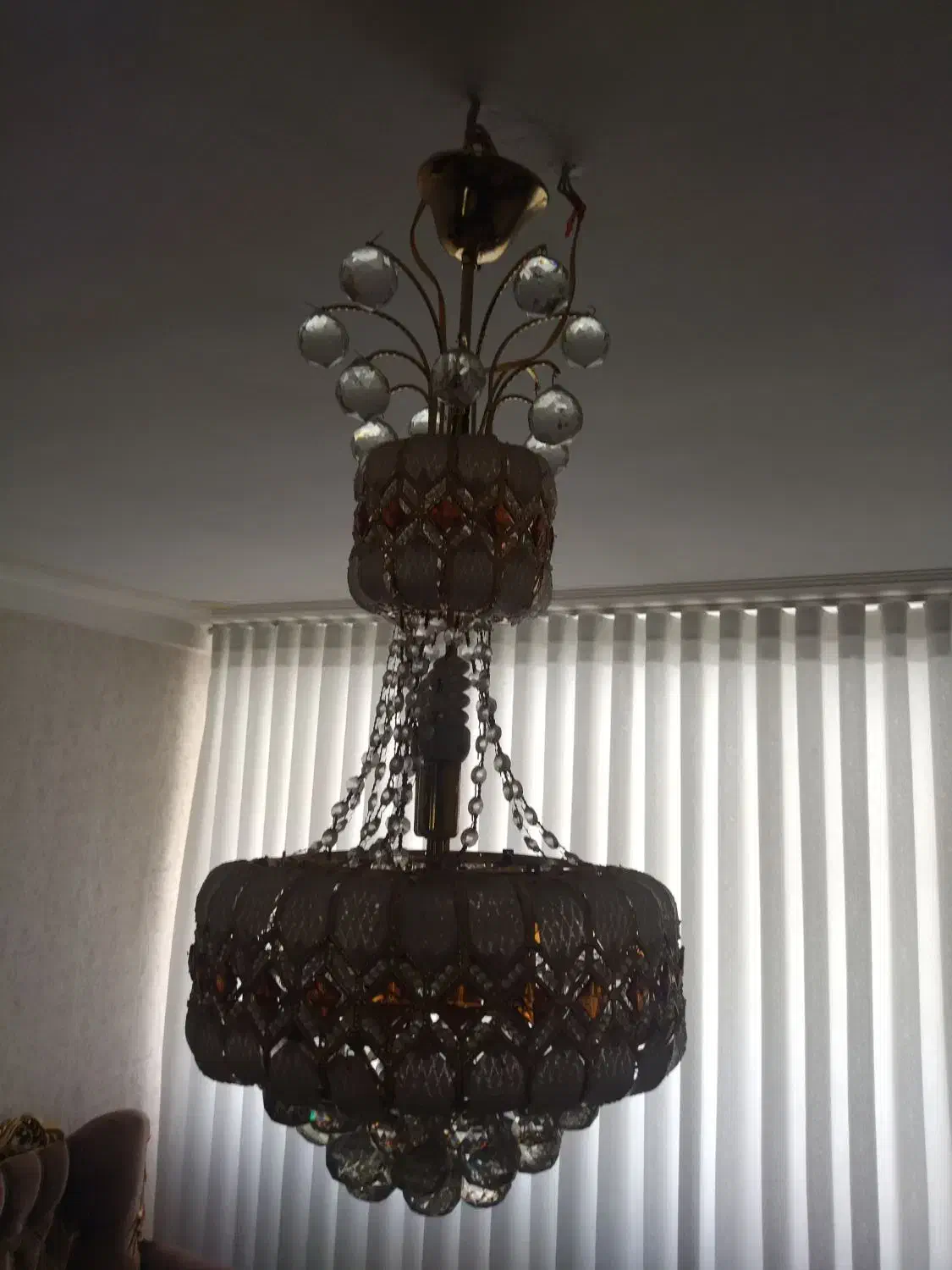 دو عدد لوستر شکیل|لوستر و چراغ آویز|قزوین, |دیوار