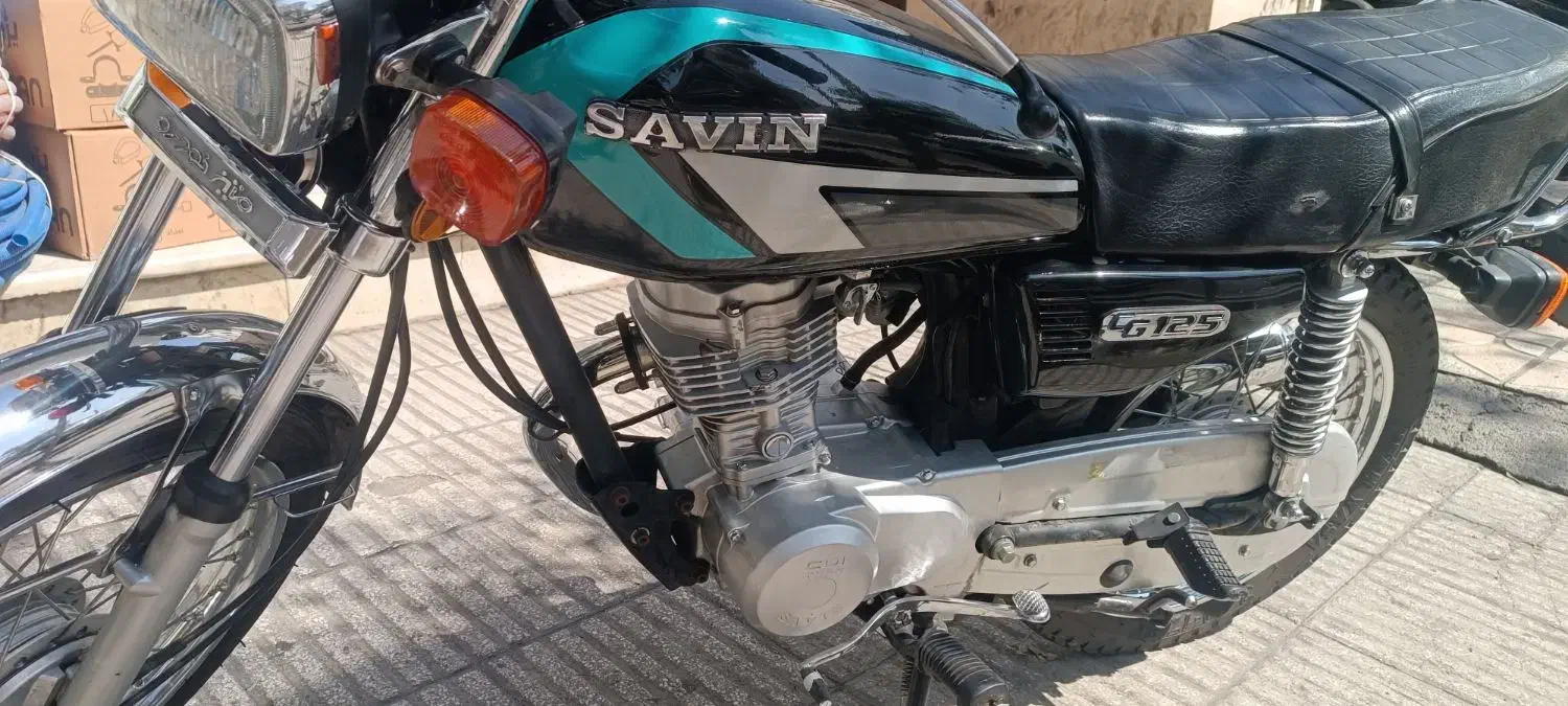 موتور ساوین 125 کاربرات مدل 95|موتورسیکلت|تهران, شمس‌آباد|دیوار