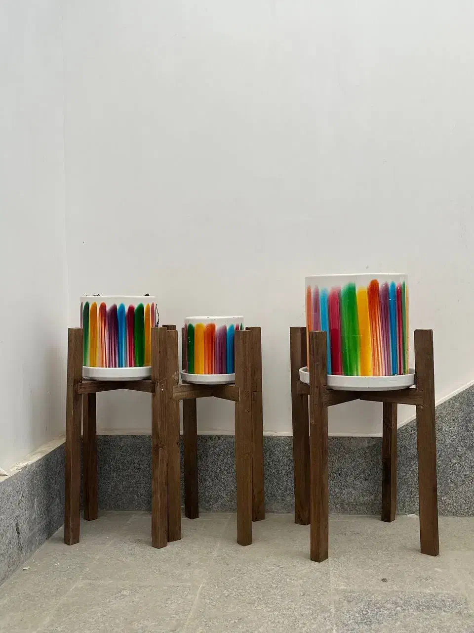 گلدان|گل و گیاه طبیعی|بجنورد, |دیوار