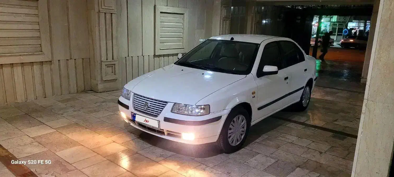 سمند LXدوگانه سوز مدل۹۴سفید|خودرو سواری و وانت|قزوین, |دیوار