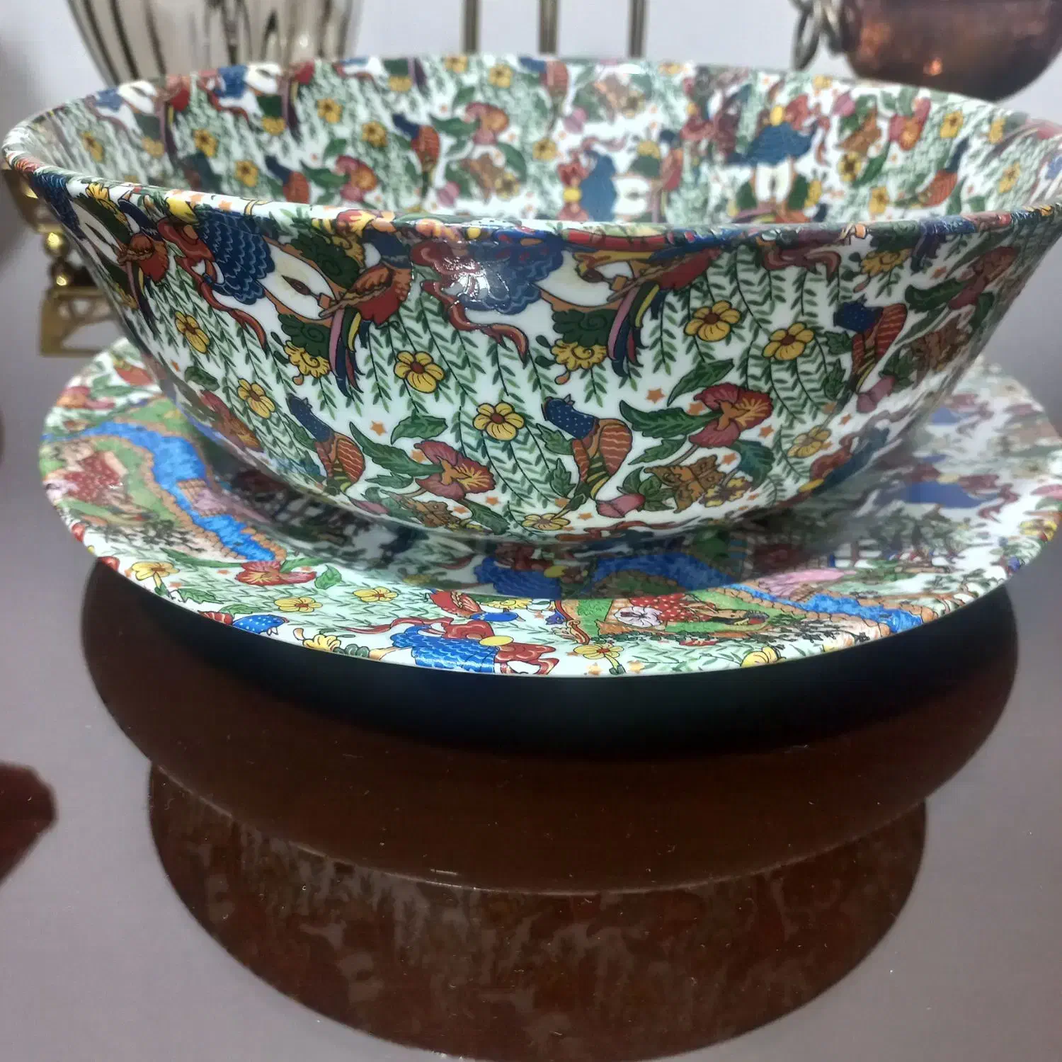 کاسه بشقاب|کلکسیون اشیاء عتیقه|قم, طلاب غیر ایرانی|دیوار