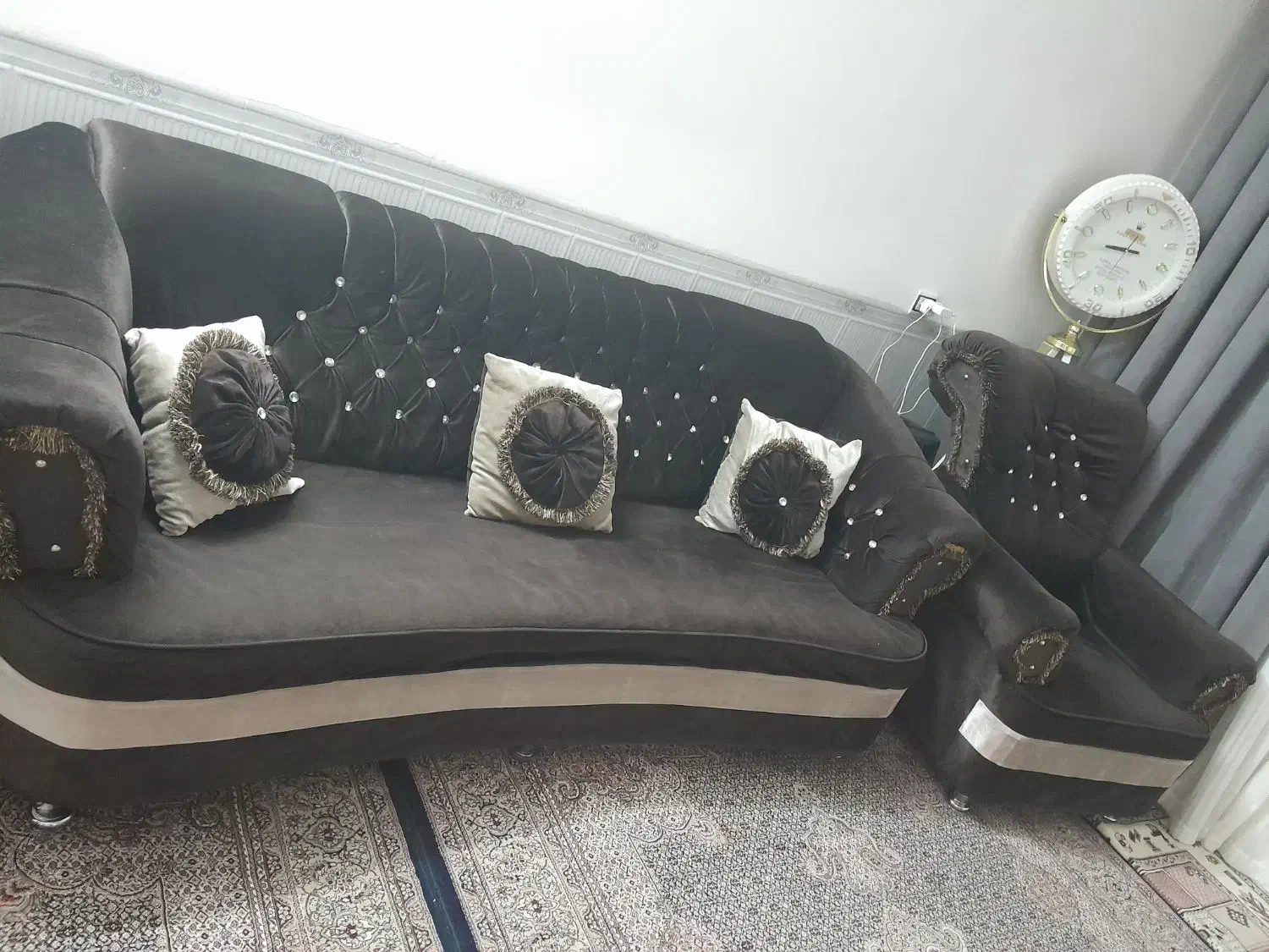 مبل راحتی ۸نفره|مبلمان خانگی و میز عسلی|خوی, |دیوار