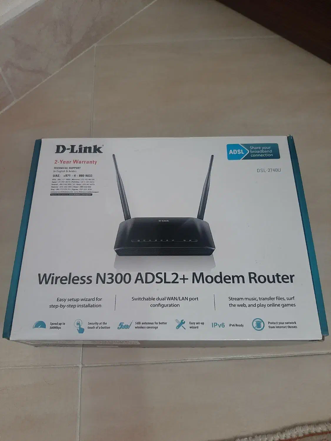 مودم ADSL دی لینک مدل N300 - DSL-2740U|مودم و تجهیزات شبکه|رشت, بلوار گیلان|دیوار