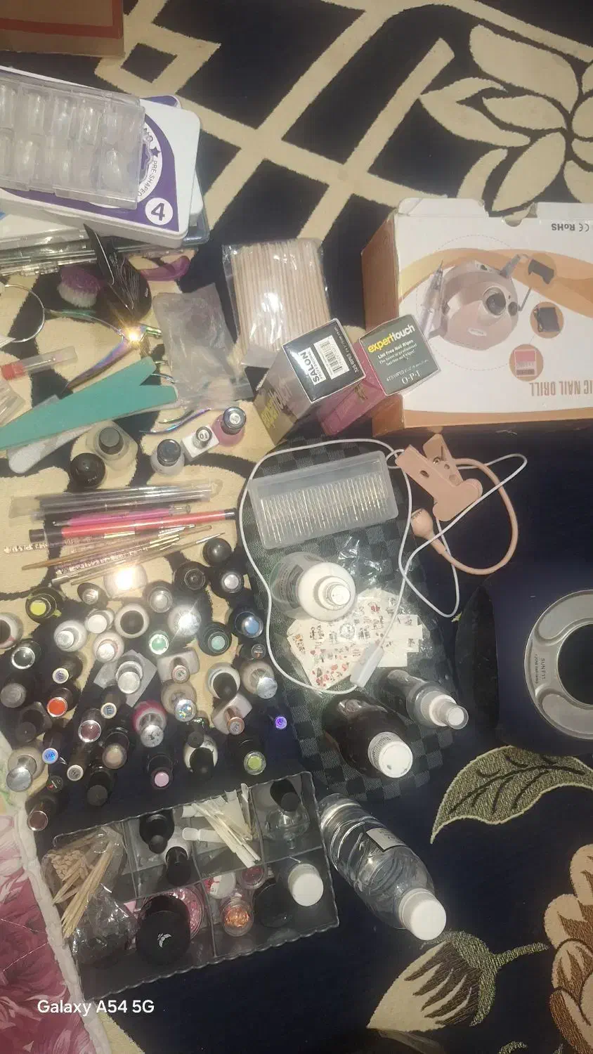 وسایل کامل کاشت ناخون|آرایشی، بهداشتی، درمانی|لنده, |دیوار