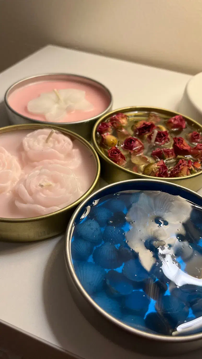 شمع دکوری گیفت ژله ای ژورنالی جار|صنایع دستی و سایر لوازم تزئینی|تهران, خانی آباد نو شمالی|دیوار