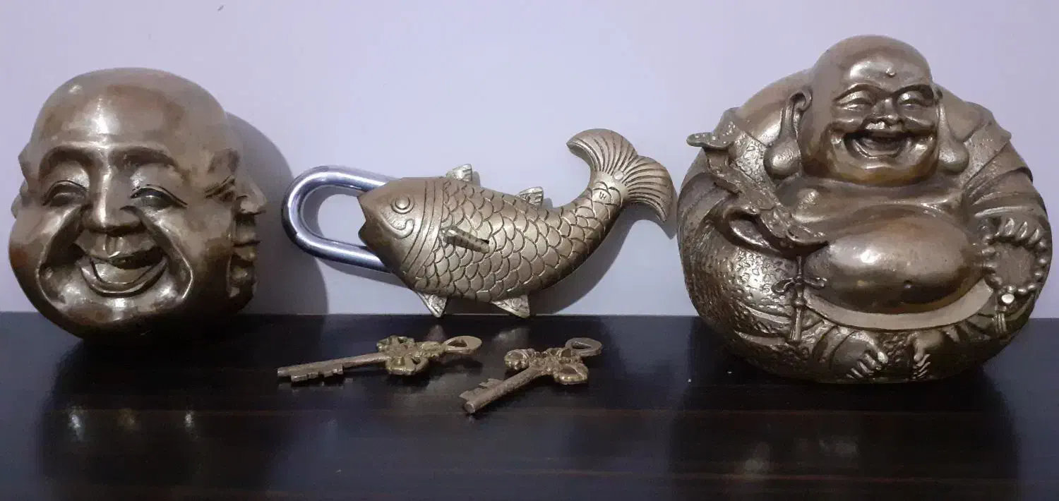 فروش مجموعه شخصی مجسمه های برنزی تایلندی و هندی|کلکسیون اشیاء عتیقه|اصفهان, نقش جهان|دیوار