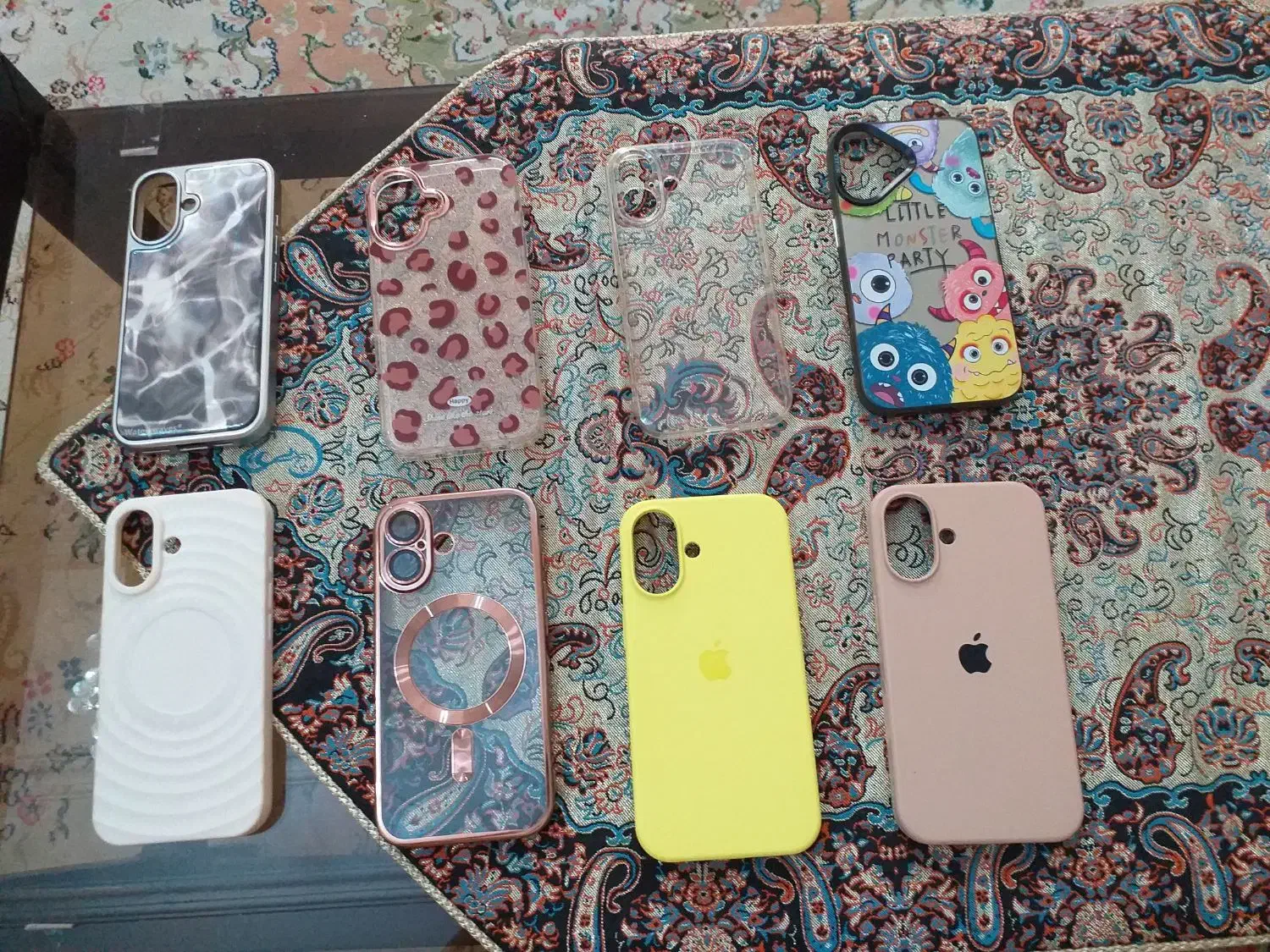 قاب ایفون ۱۶ نرمال دانه ای ۱۵۰ هزار تومان|لوازم جانبی موبایل و تبلت|گرگان, |دیوار