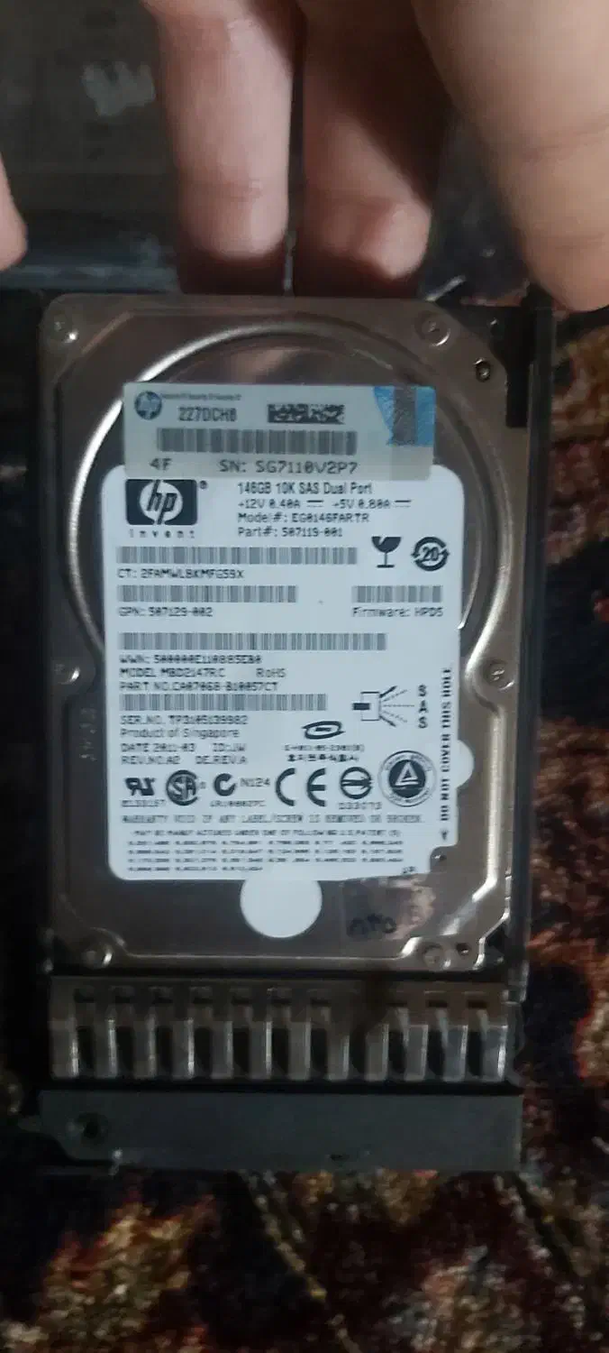 هاردیسک ۱۴۶ گیگ ۱۰k سه عدد|قطعات و لوازم جانبی رایانه|شهرضا, |دیوار