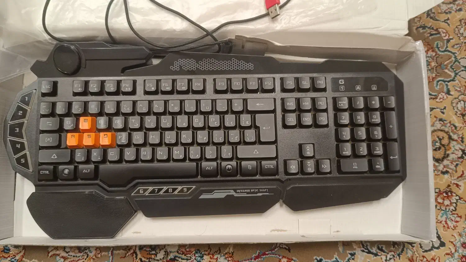 کیبورد گیمینگ bloody|قطعات و لوازم جانبی رایانه|اصفهان, دانشگاه اصفهان|دیوار