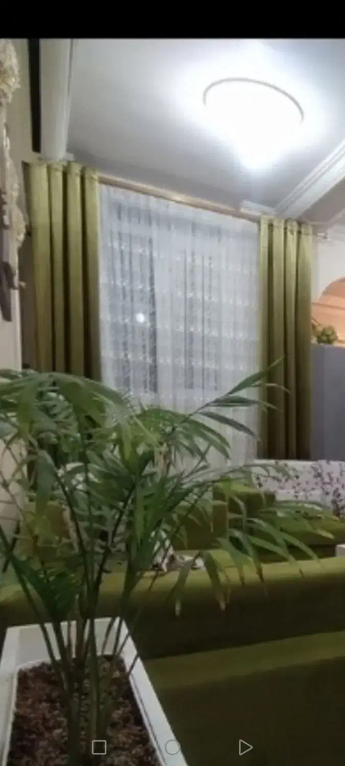 پرده پانچ مخمل وتوروسط جنس پارچه ترک|پرده، رانر، رومیزی|اهواز, شهرک دانشگاه|دیوار