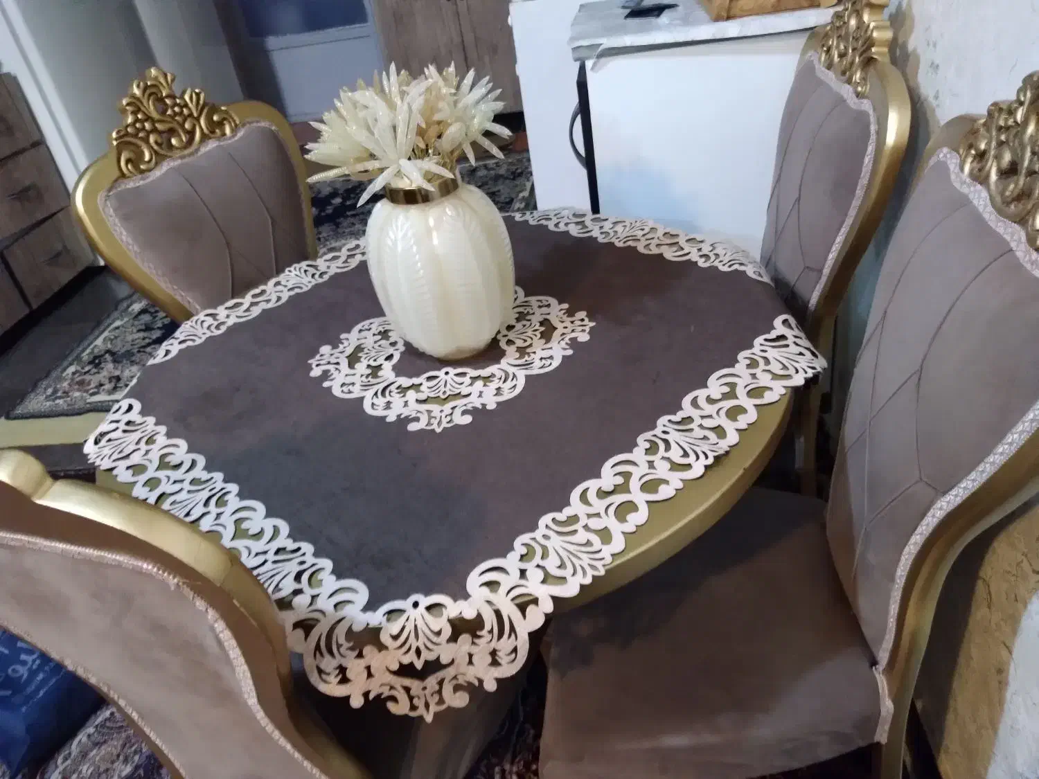 نهارخوری۴نفره|میز و صندلی غذاخوری|دورود, |دیوار