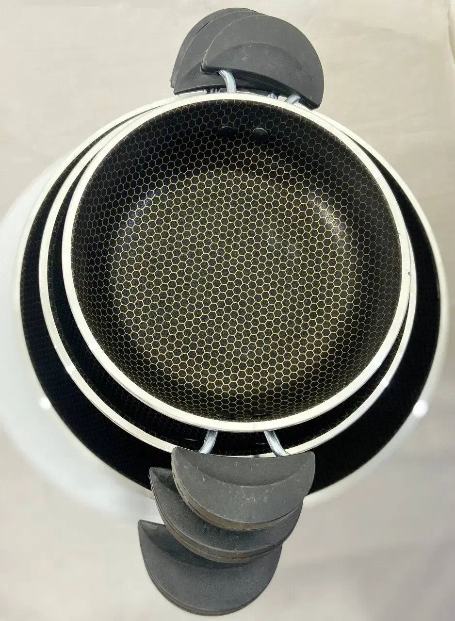 سرویس سه ماهیتابه دو دسته|ظروف پخت‌وپز|بهشهر, |دیوار