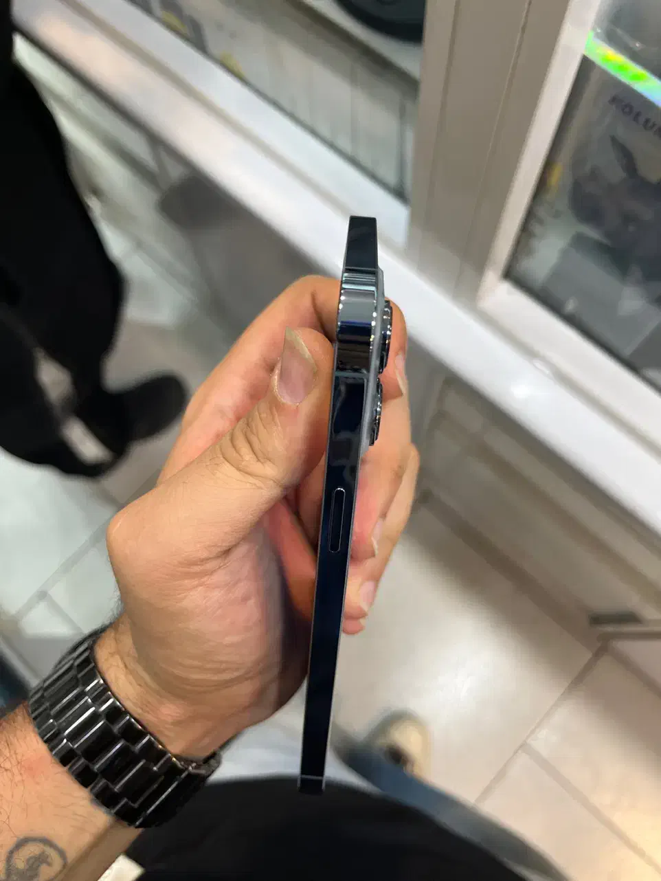 iPhone 13 Pro Max Blue تمیز و کم‌کارکرد|موبایل|کرج, کوی امامیه|دیوار