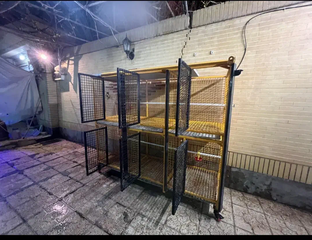 قفس فلزی کبوتر جفت کن سفارشی ساز|لوازم جانبی حیوانات|اژیه, |دیوار