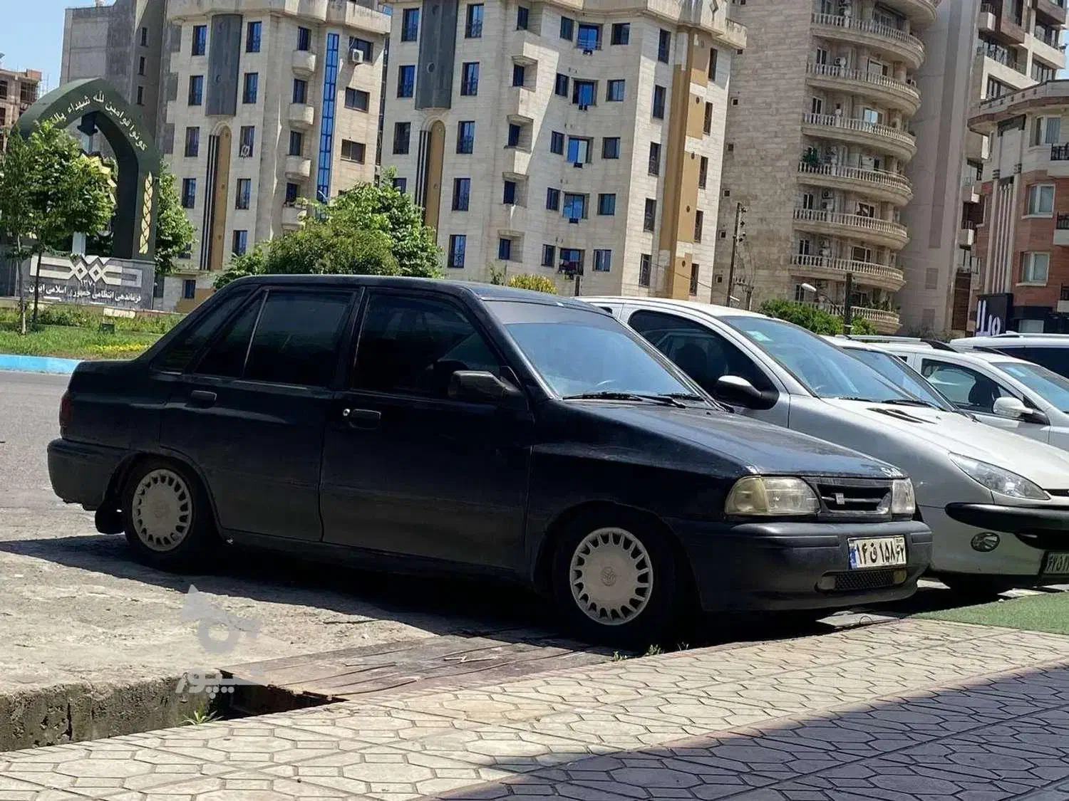 پراید مشکی دوگانه|خودرو سواری و وانت|فولادشهر, B5|دیوار