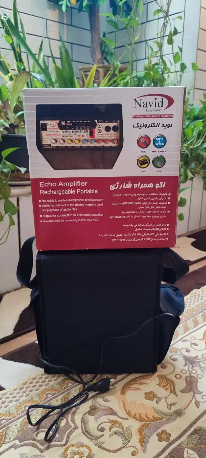 فروش یک دستگاه اکو همراه بیسیم|صوتی و تصویری|دزفول, |دیوار