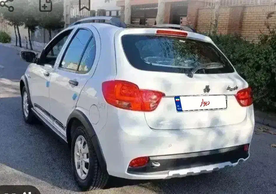 کوییک Rسفیدسقف مشکی پارس خودرویی|خودرو سواری و وانت|جیرفت, |دیوار