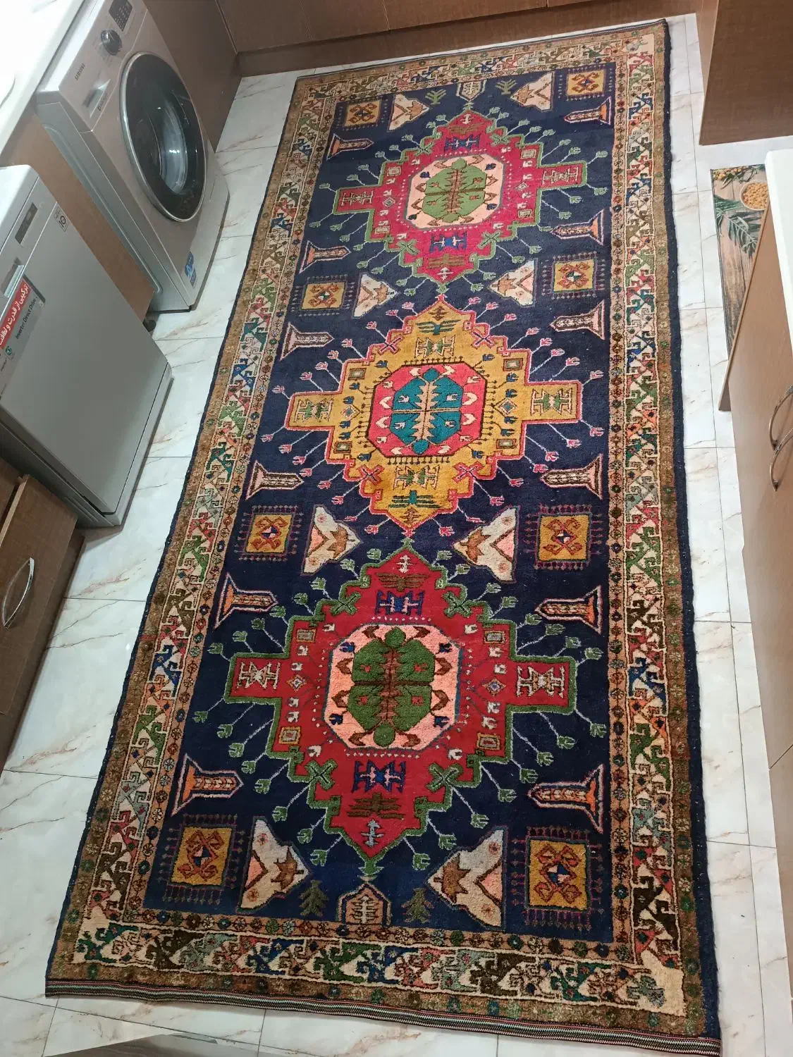 فرش کناره دستباف|فرش|تهران, تهرانسر غربی|دیوار