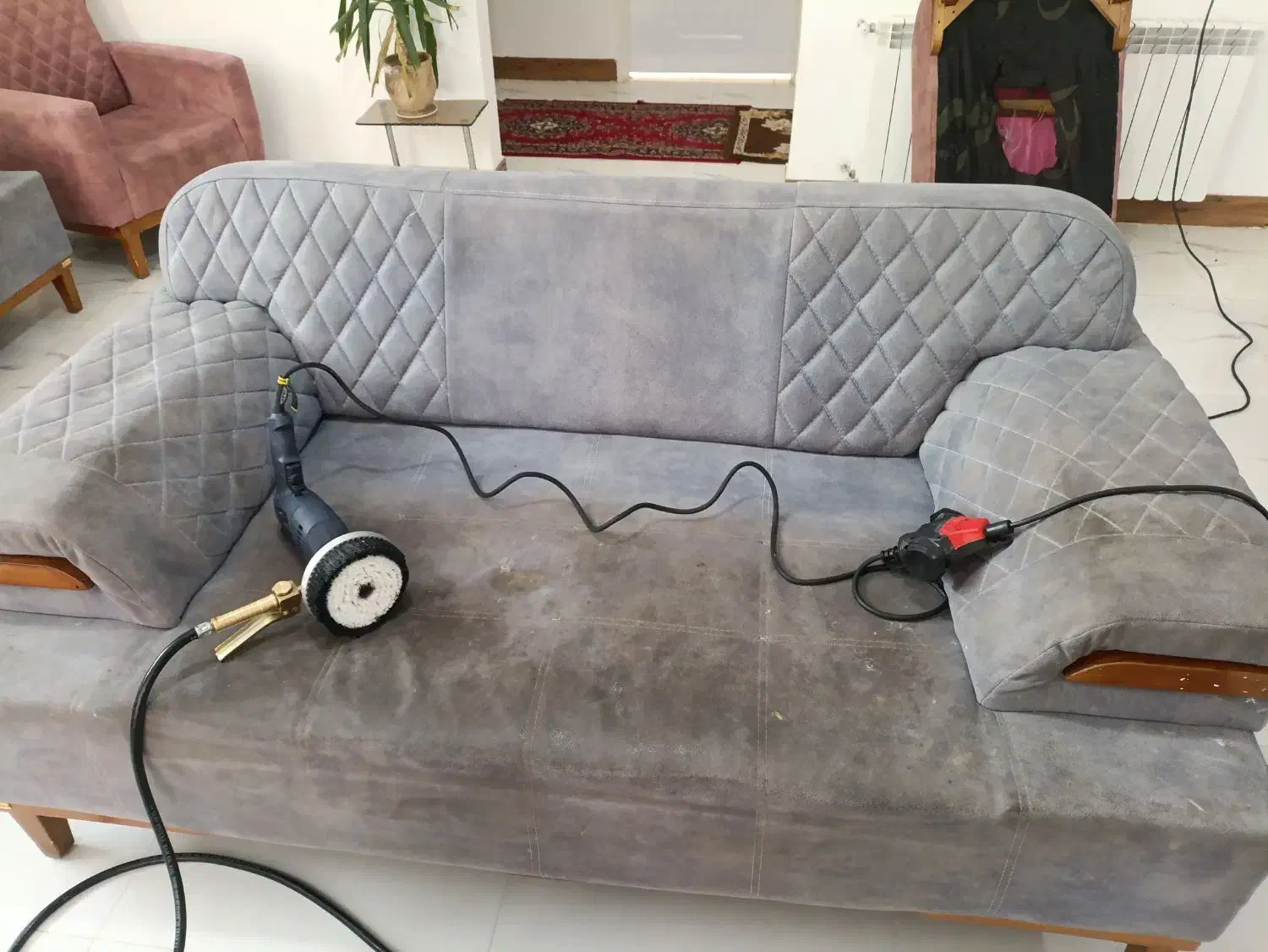 مبل شویی با مواد نانو اصلی|خدمات نظافت|سیرجان, |دیوار