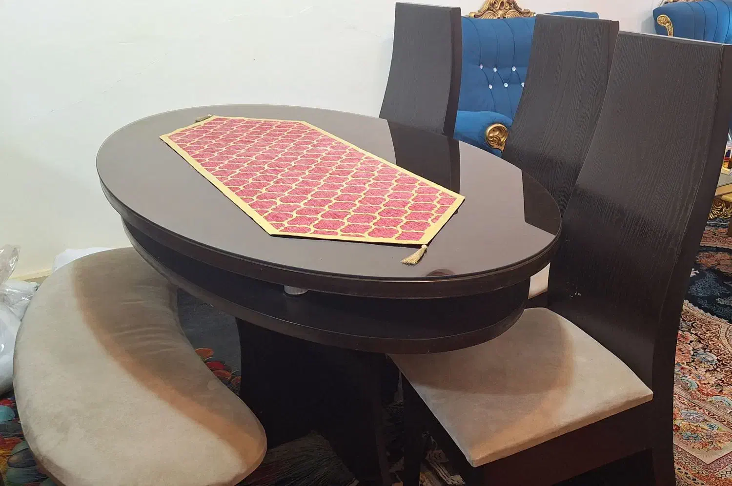 میز نهار خوری|میز و صندلی غذاخوری|شوشتر, |دیوار