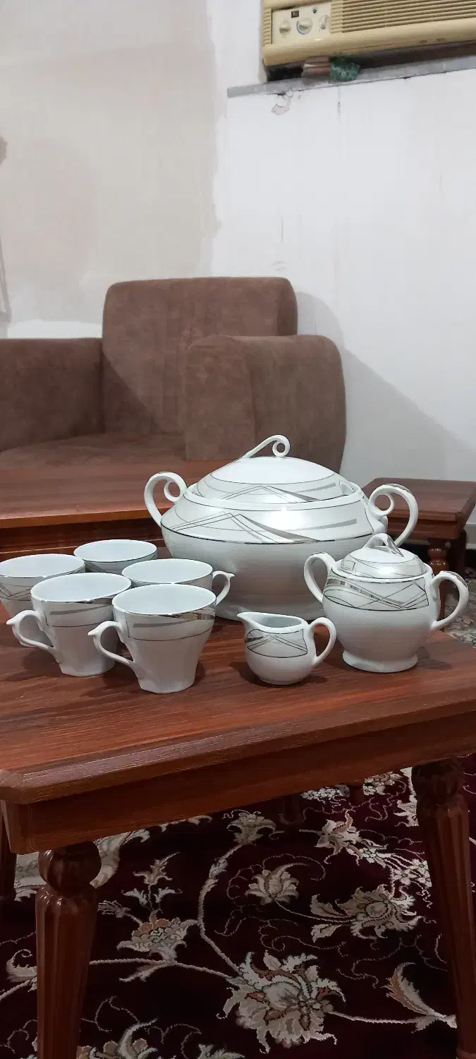 ظرف ۶نفره چینی مارک مقصود|ظروف سرو و پذیرایی|بهشهر, |دیوار