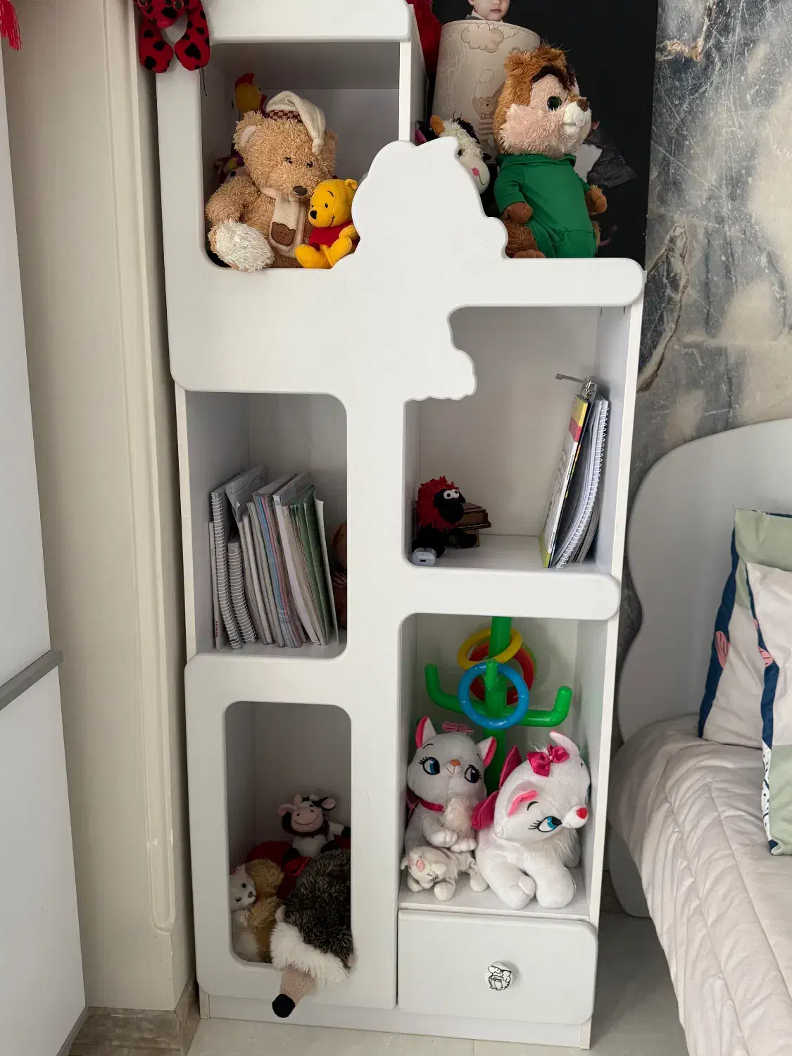 تخت و کمد و میزتحریر کتابخانه|تخت و سرویس خواب|ساوه, |دیوار