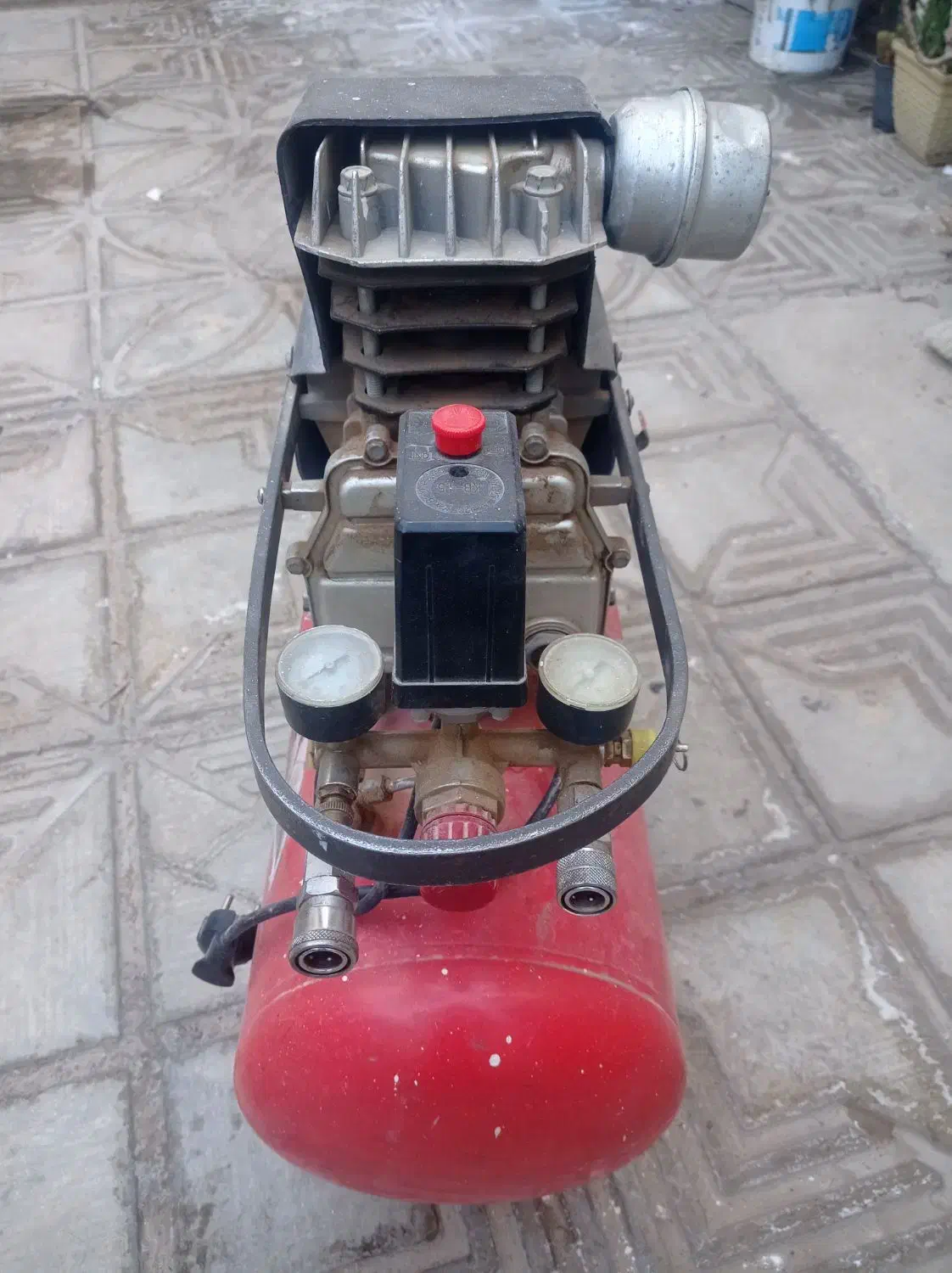 موتور باد ۲۵ لیتری و دریل گیربکسی قوی توسن|ابزارآلات|شیراز, شهرک صدا و سیما|دیوار