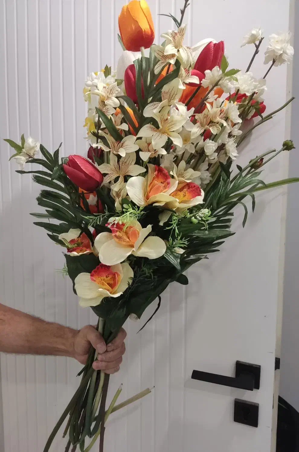 دسته گل مصنوعی گل های متنوع پر بدون گلدان|گل مصنوعی|تهران, تهرانپارس غربی|دیوار