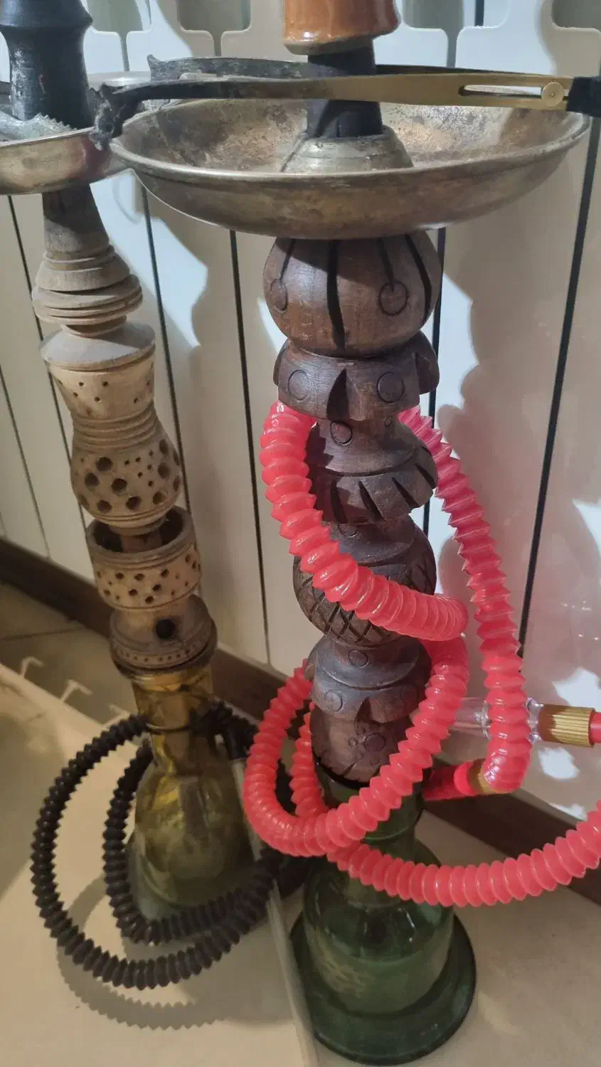 قلیان چوبی زین کرده|کلکسیون و سرگرمی|تهران, اباذر|دیوار