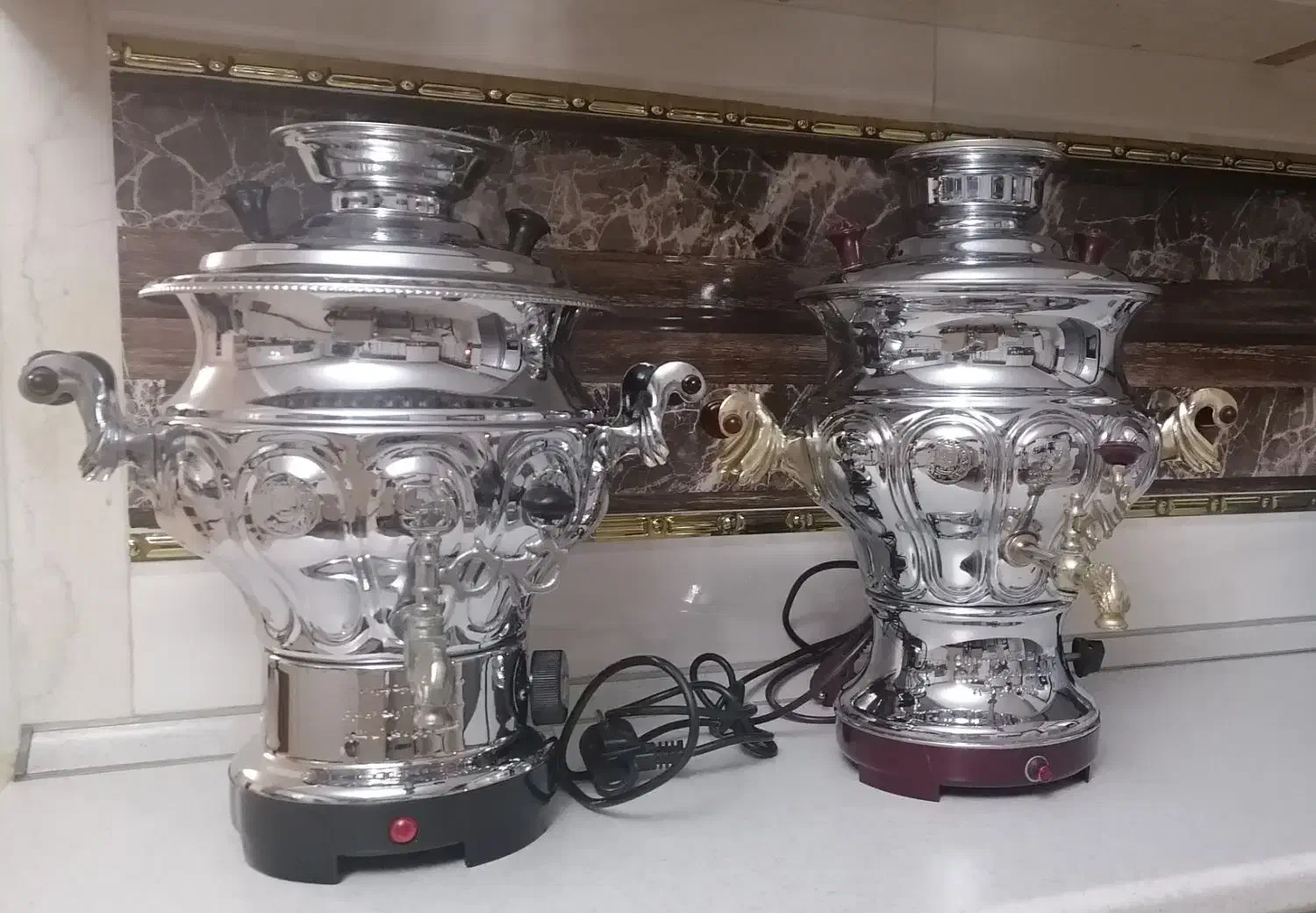 سماور|سماور، چای‌ساز، قهوه‌ساز|مهاباد (آذربایجان غربی), |دیوار
