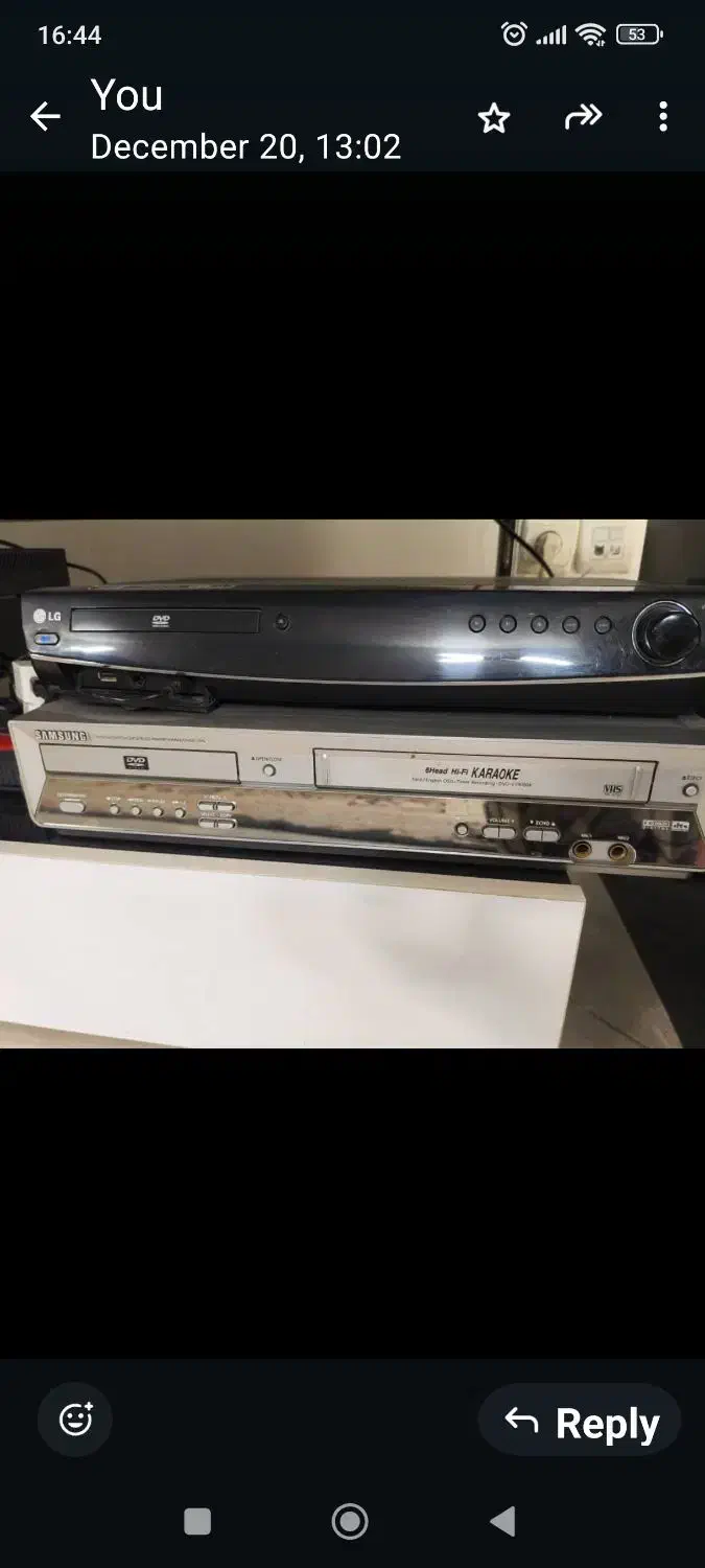 دی وی دی  و  وی اچ اس (سامسونگ|پخش‌کننده DVD و ویدیو|تهران, پاسداران|دیوار