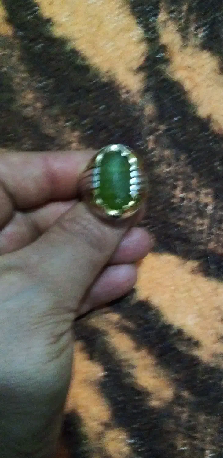 انگشتر نقره جواهری زبرجد|جواهرات|قم, نیروگاه|دیوار