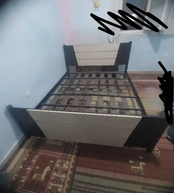 تخت دونفره|تخت و سرویس خواب|دهلران, |دیوار