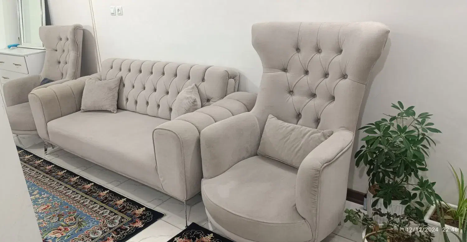 یک دست مبل راحتی چستر|مبلمان خانگی و میز عسلی|محمدشهر, محمدشهر|دیوار