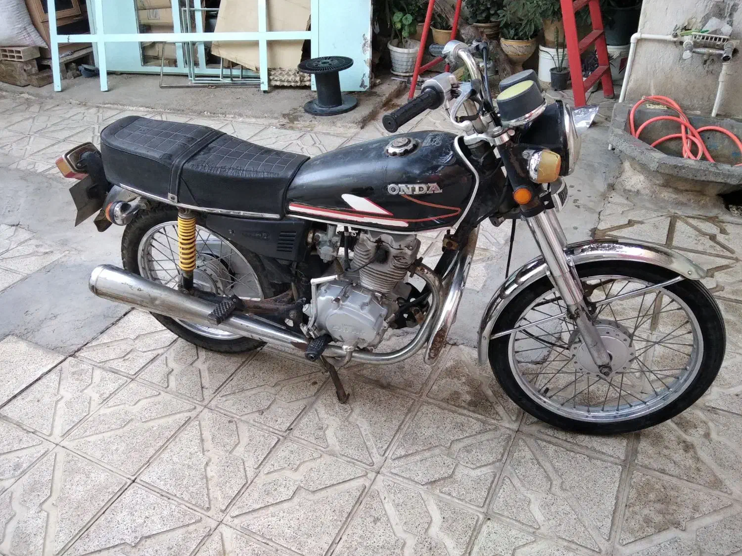 فروش فوری موتور ایران پلاک مدارک کامل|موتورسیکلت|عجب شیر, |دیوار