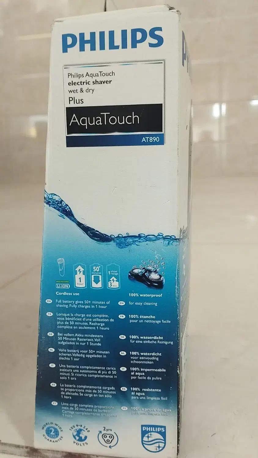 فیلیپس سه تیغ ریش تراش هلندی اصل مدل at890|آرایشی، بهداشتی، درمانی|ایلام, |دیوار