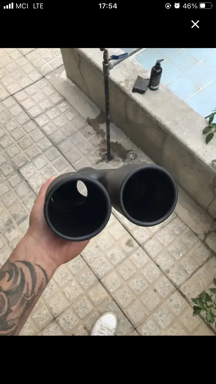 سر اگزوز خودرو/ آکبند ارسی کربن مشکی مات|قطعات یدکی و لوازم جانبی|اصفهان, باغ نگاره|دیوار