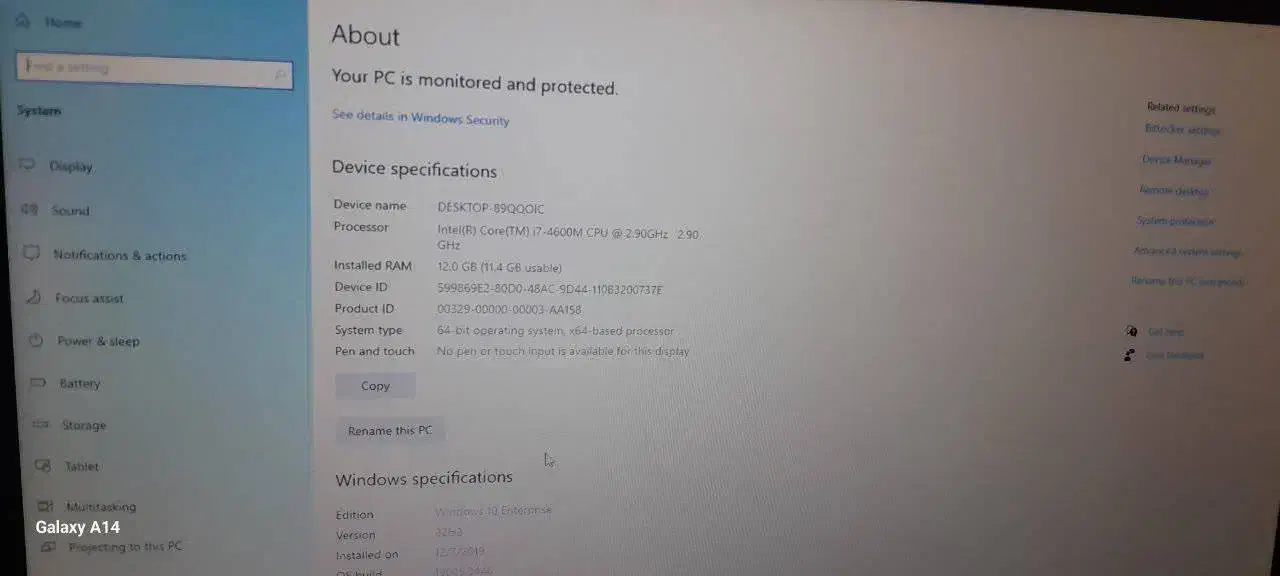 لپ تاپ اچ پی آی 7 سبک و قدرتمند|رایانه همراه|خاوران, |دیوار