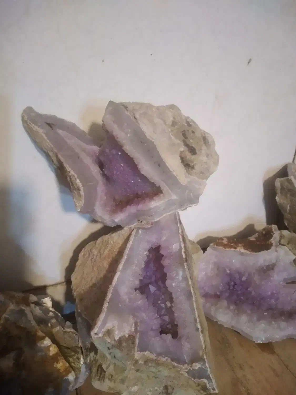 سنگ آمیتیست طبیعی اصل|جواهرات|گندمان, |دیوار