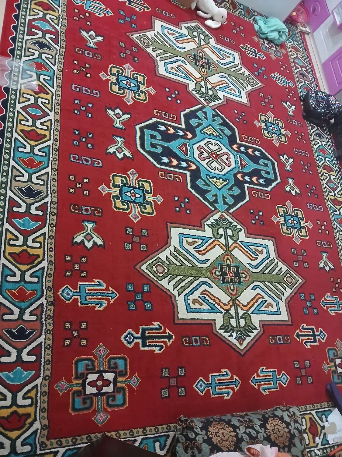 گلیم فرش ۹متری|فرش|گلپایگان, |دیوار