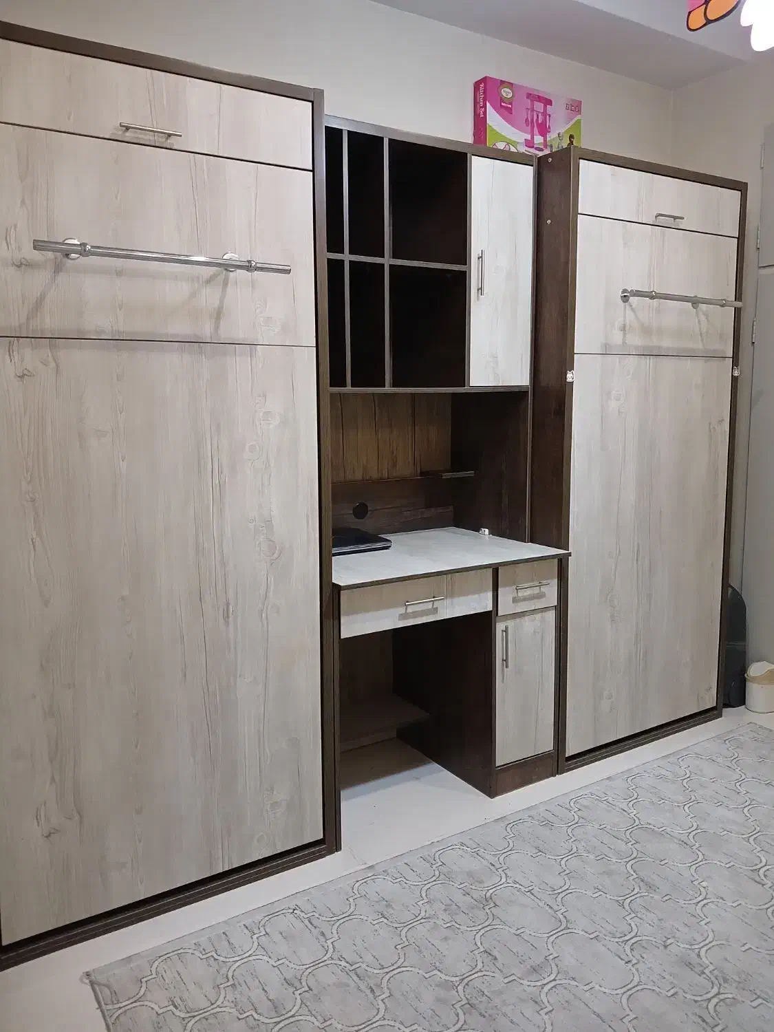 تخت کمجا تاشو با تشک ، ساخت سفارشی|تخت و سرویس خواب|کرج, مهرویلا شمالی|دیوار